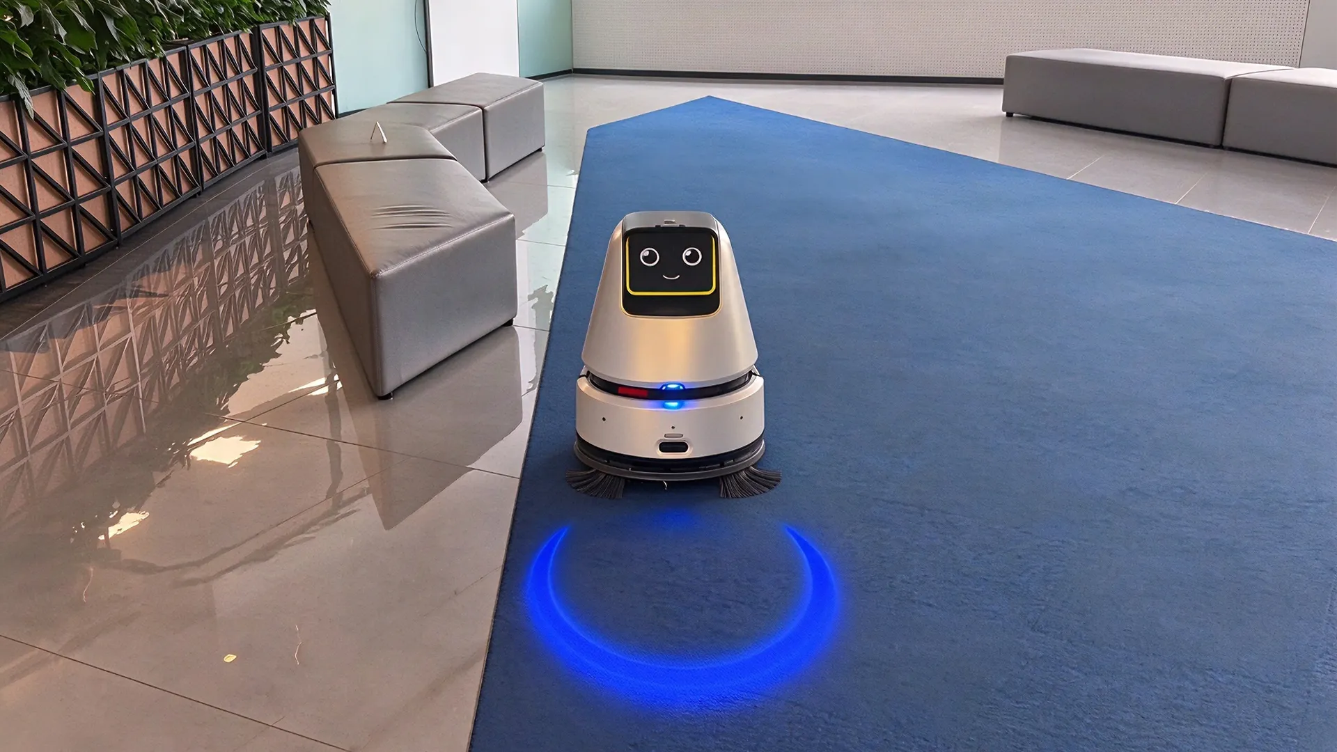 C2P switching between hard floor and carpet modes